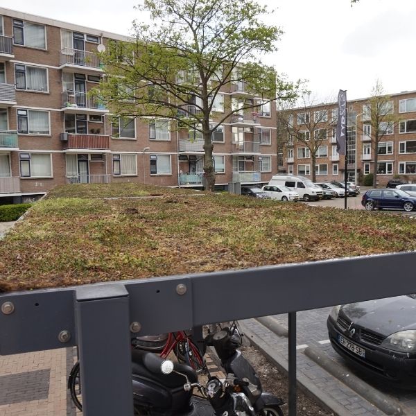 107637 parkeervoorzieningen scooters parkeren vastzetvoorziening overkapping fietsoverkapping